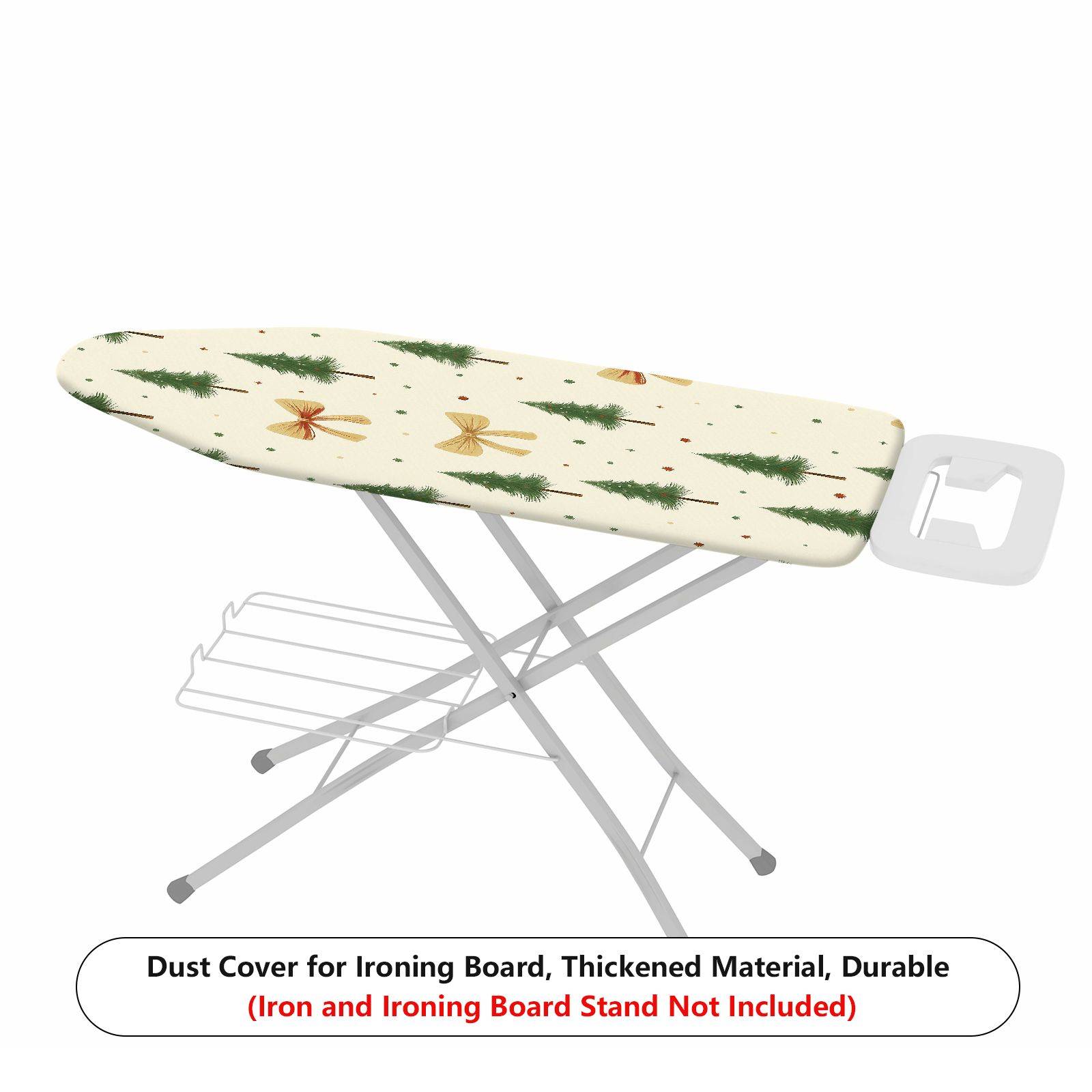 1-Piece Christmas Tree Bow Star  Ironing Board Cover, Universal Size, Without Board
