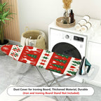 1-Piece Reindeer Tree Snowflake  Ironing Board Cover, Universal Size, Without Board