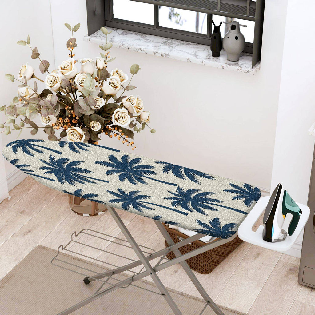 1-Piece Palm Tree Tropical Beach  Ironing Board Cover, Universal Size, Without Board