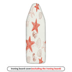 1-Piece Starfish Shell Ocean  Ironing Board Cover, Universal Size, Without Board