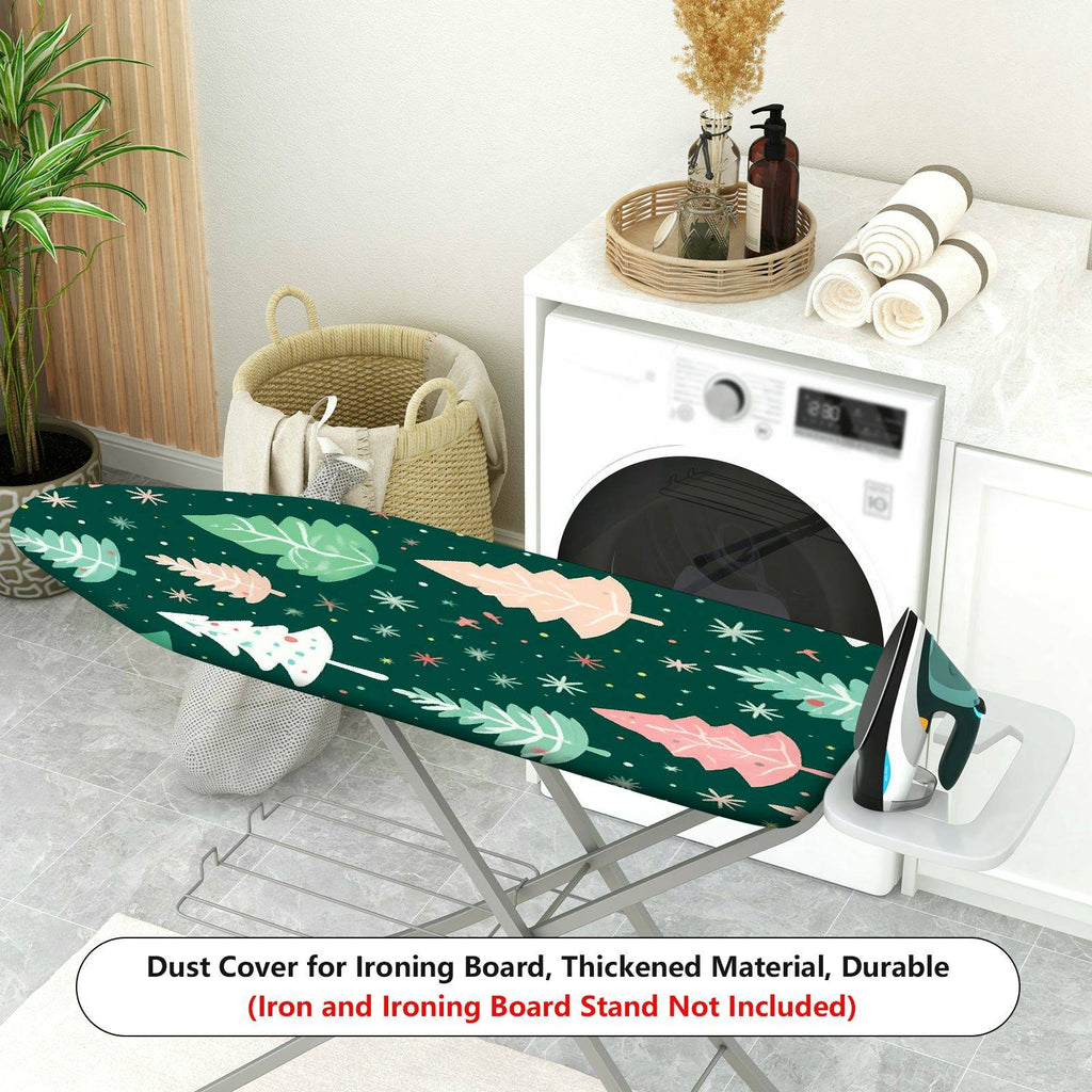 1-Piece Christmas Tree Snowflake Stars  Ironing Board Cover, Universal Size, Without Board