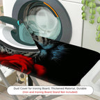 1-Piece Leopard Rose Animal  Ironing Board Cover, Universal Size, Without Board