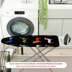 1-Piece Animal Print Colorful Pattern Funky  Ironing Board Cover, Universal Size, Without Board