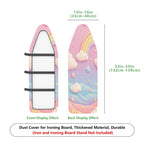 1-Piece Rainbow Clouds Stars  Ironing Board Cover, Universal Size, Without Board