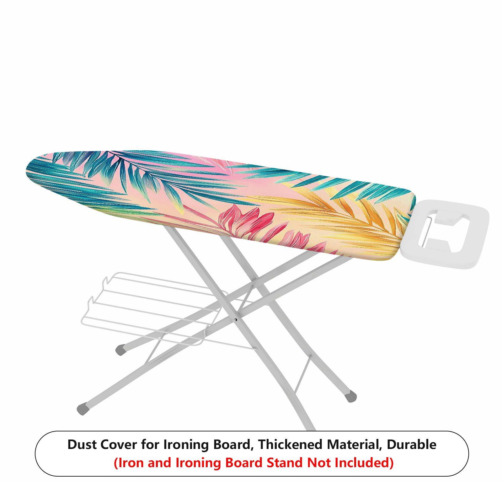 1-Piece Tropical Leaves Colorful Gradient  Ironing Board Cover, Universal Size, Without Board