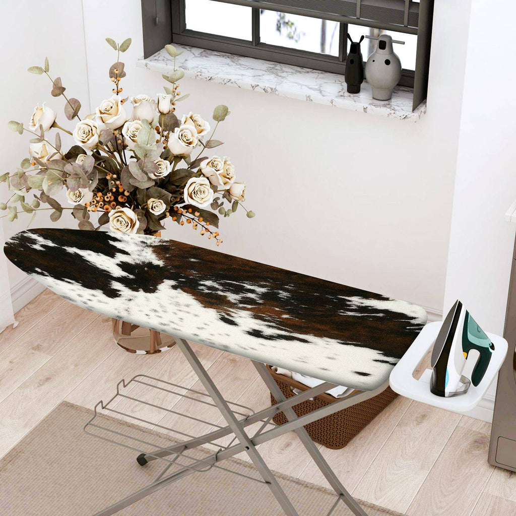 1-Piece Animal Print Black White Brown  Ironing Board Cover, Universal Size, Without Board