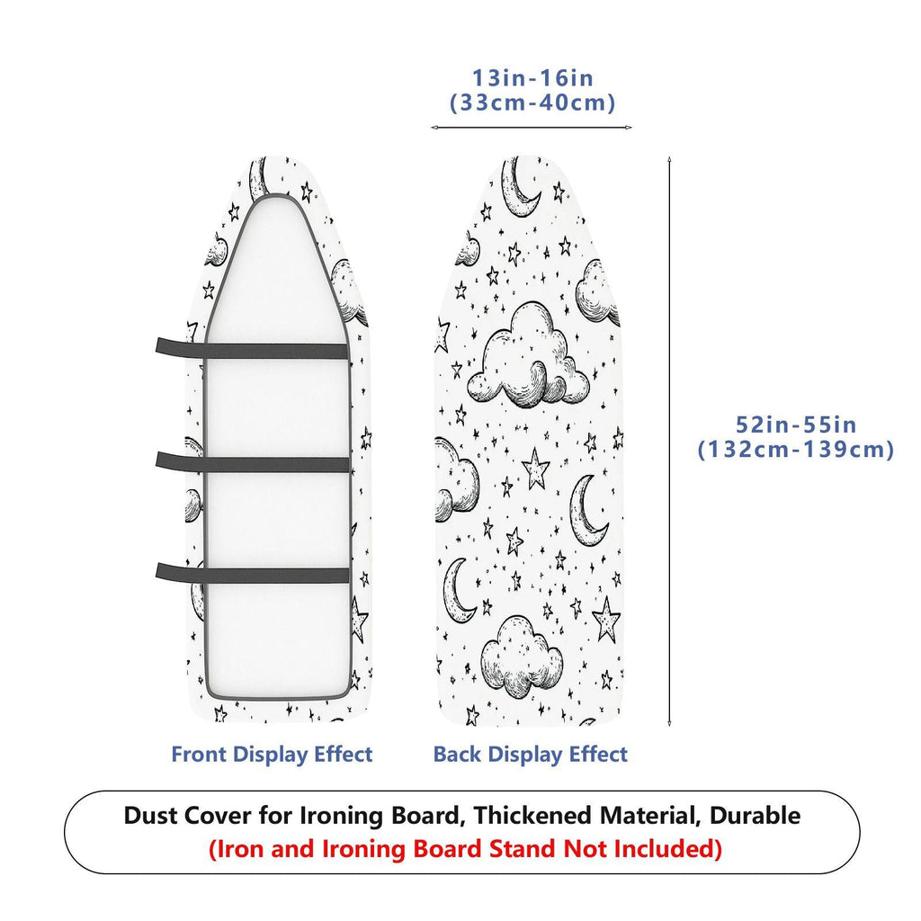 1-Piece Moon Cloud Star  Ironing Board Cover, Universal Size, Without Board