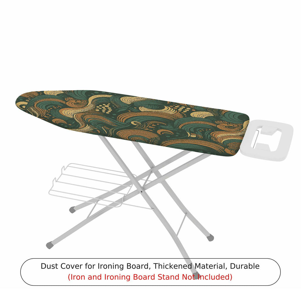1-Piece Retro Wave Pattern Elegant  Ironing Board Cover, Universal Size, Without Board