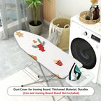 1-Piece Christmas stocking gingerbread Xmas  Ironing Board Cover, Universal Size, Without Board