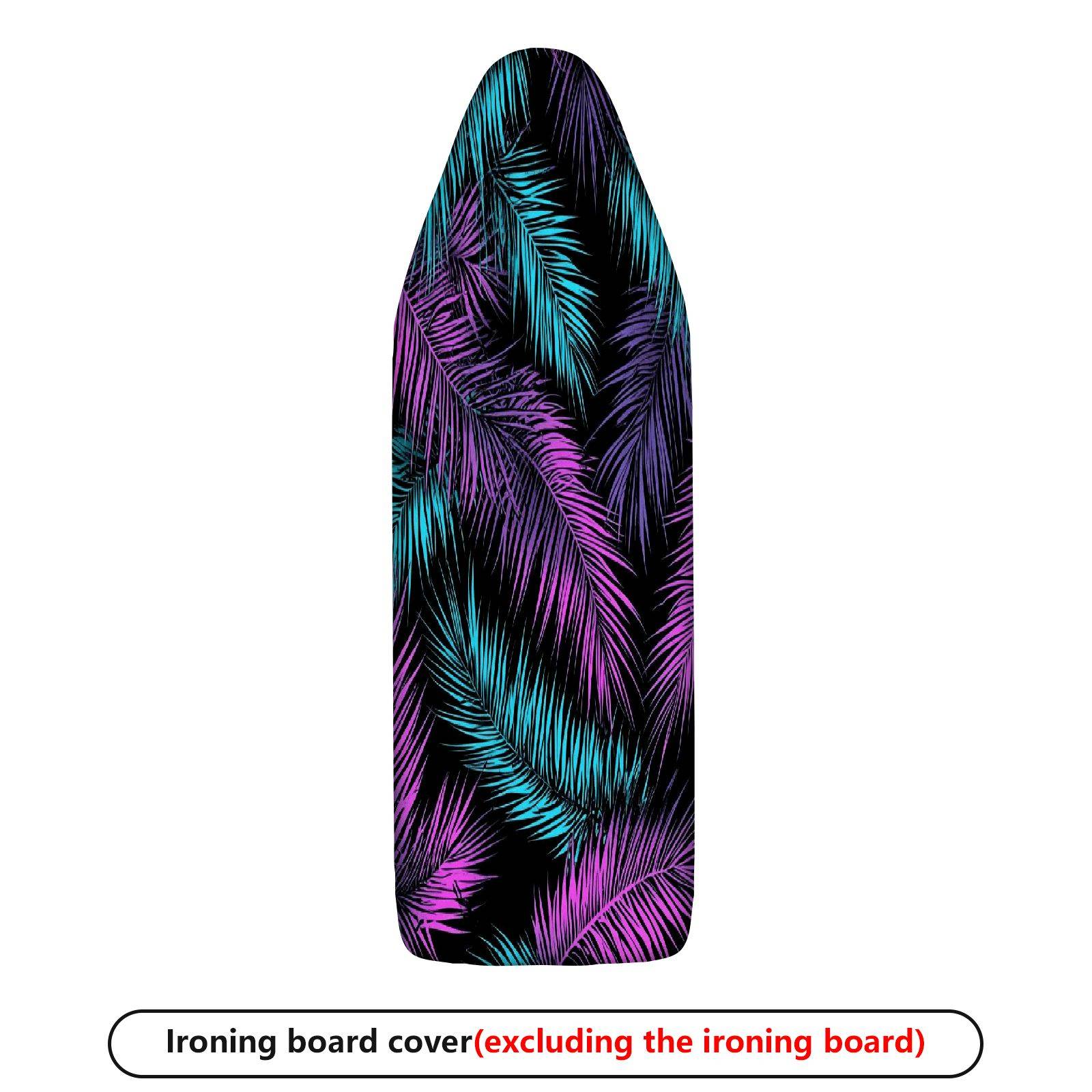 1-Piece Tropical Palm Leaf Pattern  Ironing Board Cover, Universal Size, Without Board