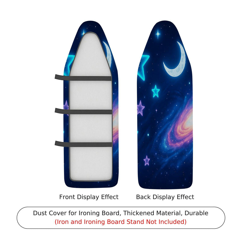 1-Piece Galaxy Stars Moon  Ironing Board Cover, Universal Size, Without Board