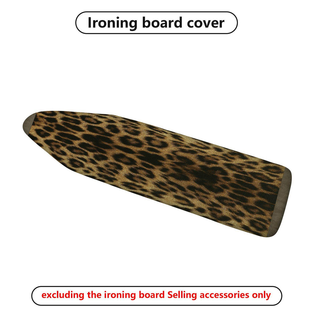 1-Piece Leopard Print Wild Animal Pattern Stylish  Ironing Board Cover, Universal Size, Without Board