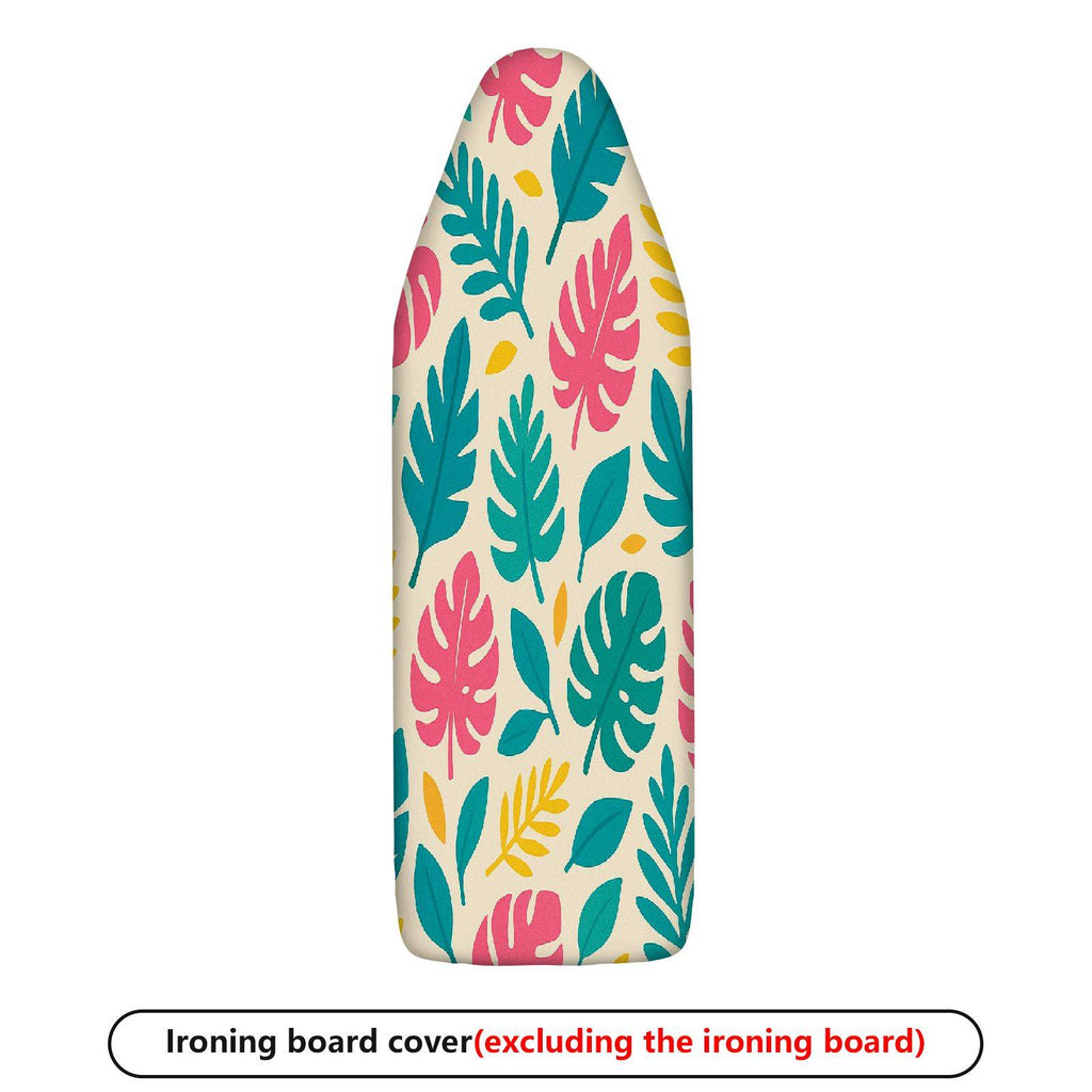1-Piece Tropical Floral Leaves Pattern Decorative  Ironing Board Cover, Universal Size, Without Board