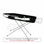 1-Piece Cat Black White  Ironing Board Cover, Universal Size, Without Board