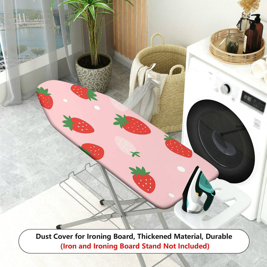 1-Piece Strawberry Pink Red  Ironing Board Cover, Universal Size, Without Board