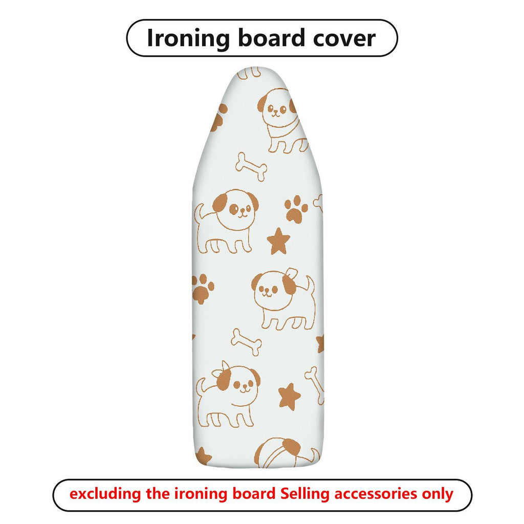 1-Piece Cute Dog Paws Bones  Ironing Board Cover, Universal Size, Without Board