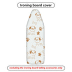 1-Piece Cute Dog Paws Bones  Ironing Board Cover, Universal Size, Without Board