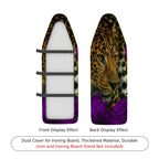 1-Piece Leopard Floral Animal  Ironing Board Cover, Universal Size, Without Board