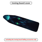 1-Piece Black Cat Moon Night  Ironing Board Cover, Universal Size, Without Board