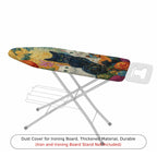 1-Piece Cat Floral Pattern Colorful  Ironing Board Cover, Universal Size, Without Board