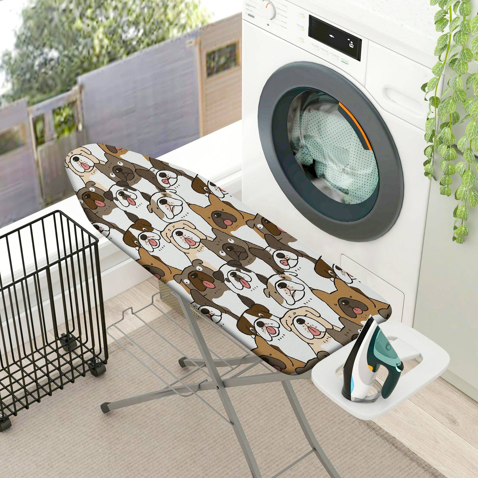 1-Piece Dog  Cute  Ironing Board Cover, Universal Size, Without Board