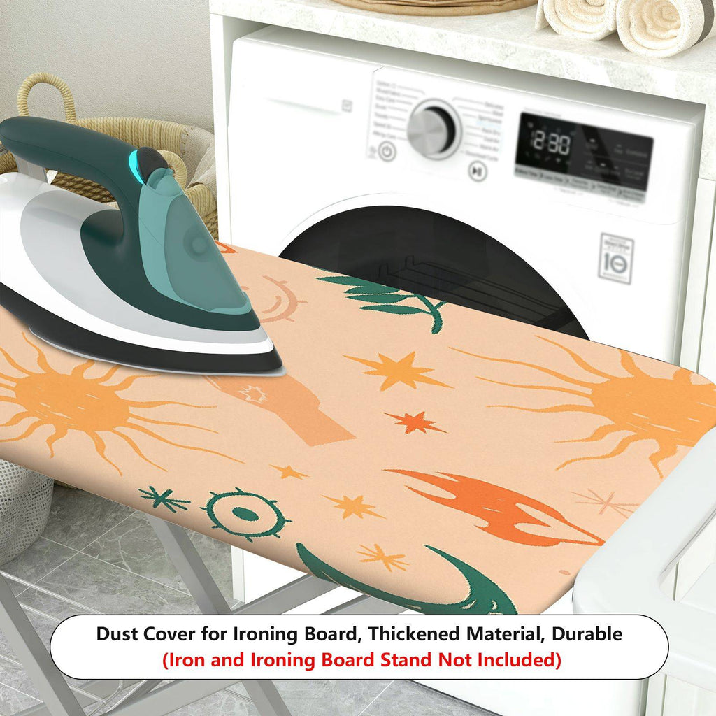 1-Piece Sun Moon Stars  Ironing Board Cover, Universal Size, Without Board