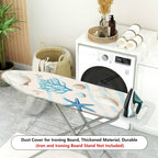 1-Piece Marine Coral Shell Starfish  Ironing Board Cover, Universal Size, Without Board