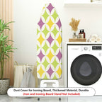 1-Piece Geometric Retro Bright  Ironing Board Cover, Universal Size, Without Board