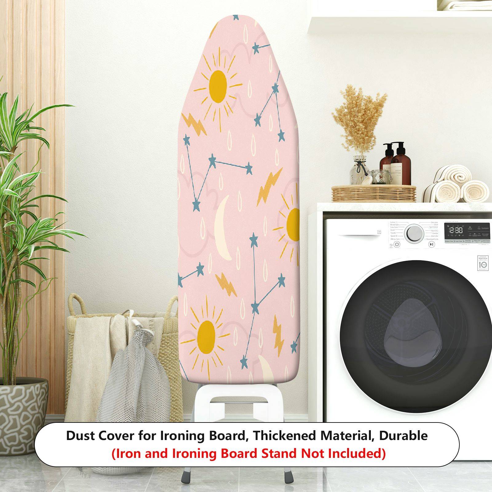 1-Piece Sun Star Moon  Ironing Board Cover, Universal Size, Without Board