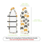 1-Piece Cat Paw Print  Pattern  Ironing Board Cover, Universal Size, Without Board