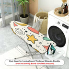1-Piece Star Heart Swirl  Ironing Board Cover, Universal Size, Without Board