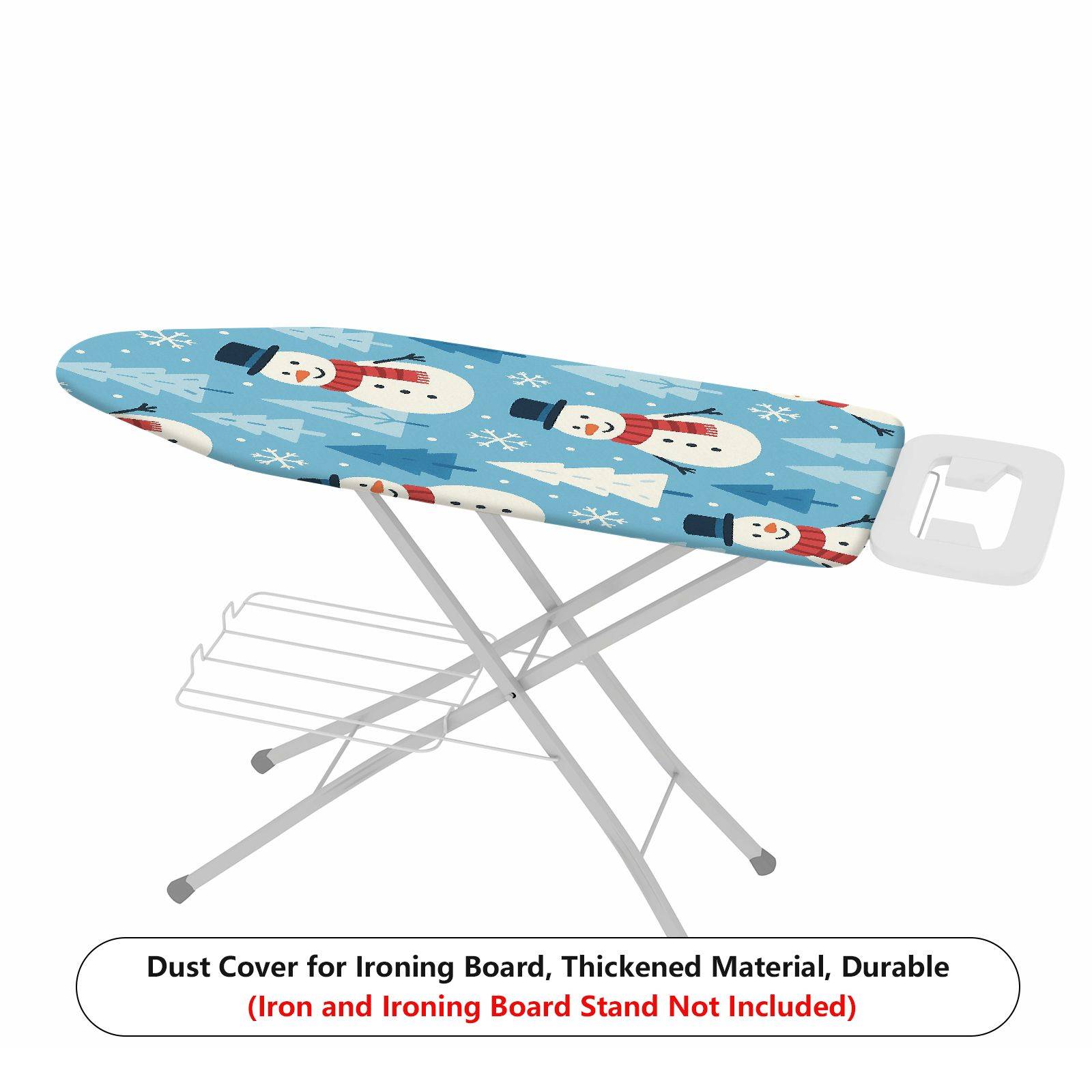 1-Piece Snowman Christmas Winter  Ironing Board Cover, Universal Size, Without Board