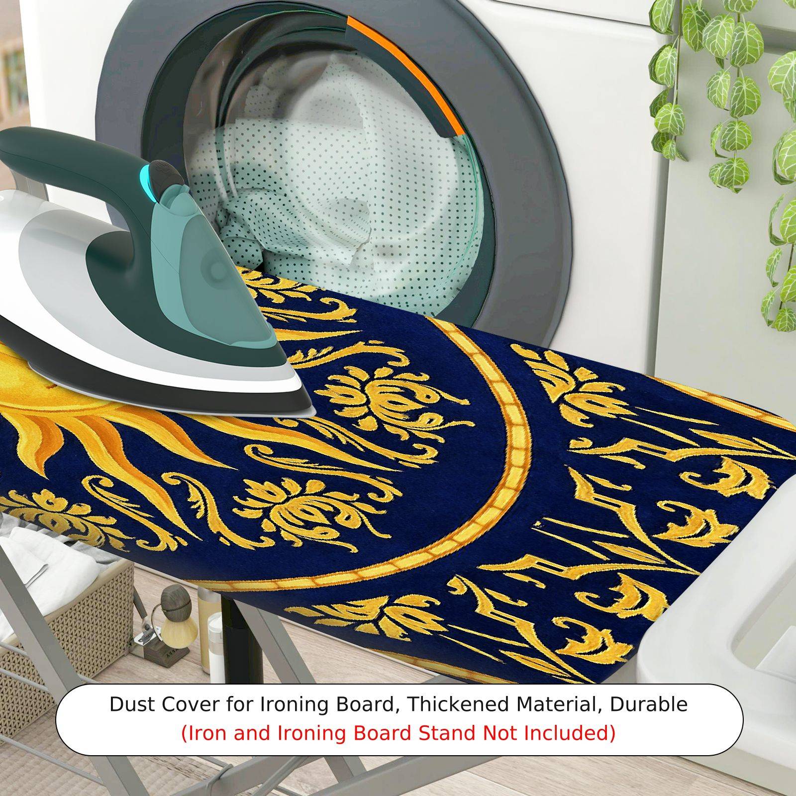 1-Piece Sun Moon Star  Ironing Board Cover, Universal Size, Without Board