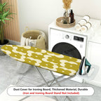 1-Piece Floral Green White Retro  Ironing Board Cover, Universal Size, Without Board