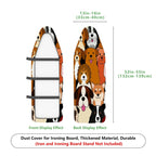 1-Piece Dogs Cute  Ironing Board Cover, Universal Size, Without Board