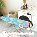 1-Piece Colorful Clouds Stars Smiley Face  Ironing Board Cover, Universal Size, Without Board