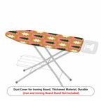1-Piece Christmas Trees Stars Pink  Ironing Board Cover, Universal Size, Without Board