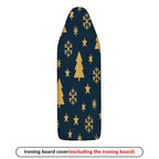 1-Piece Christmas Tree Snowflake Star  Ironing Board Cover, Universal Size, Without Board