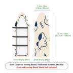1-Piece Lucky Dog Happiness  Ironing Board Cover, Universal Size, Without Board