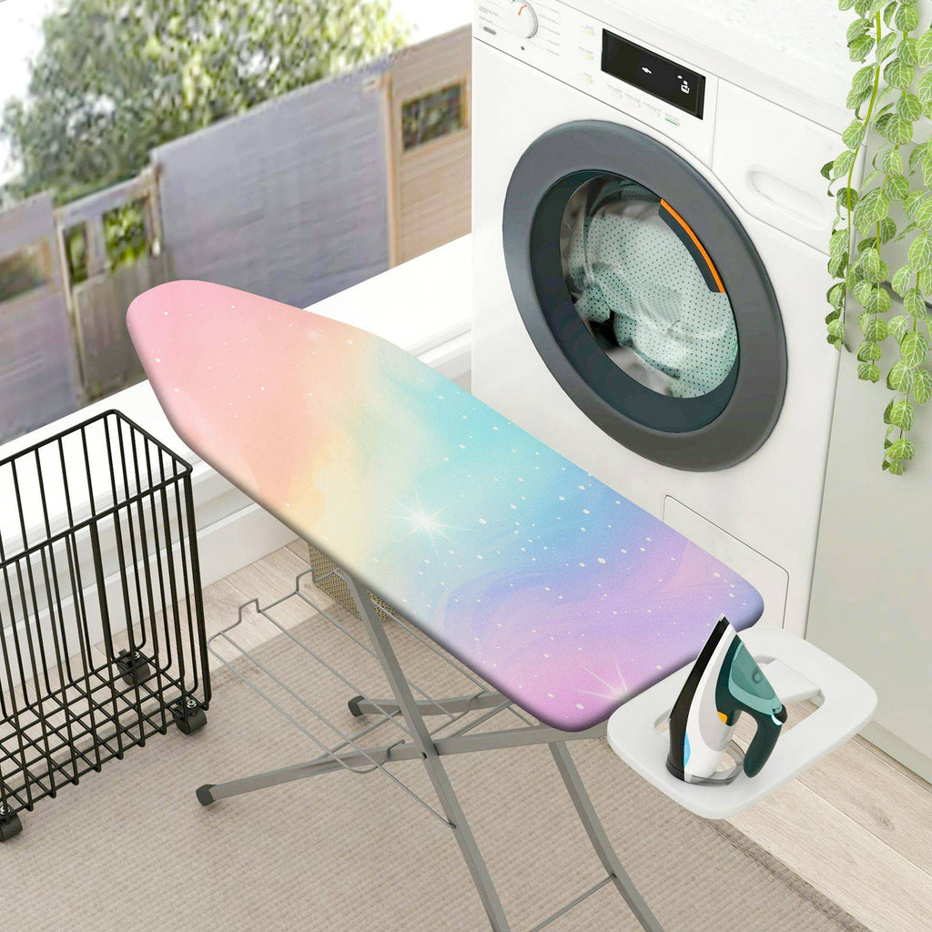 1-Piece Pastel Galaxy Star  Ironing Board Cover, Universal Size, Without Board