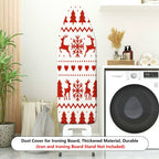 1-Piece Christmas Reindeer Snowflake  Ironing Board Cover, Universal Size, Without Board