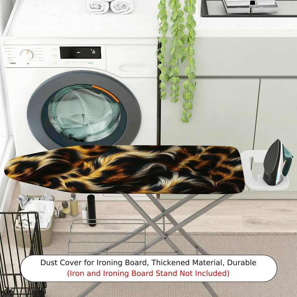 1-Piece Luxury Animal Print Artistic Design  Ironing Board Cover, Universal Size, Without Board