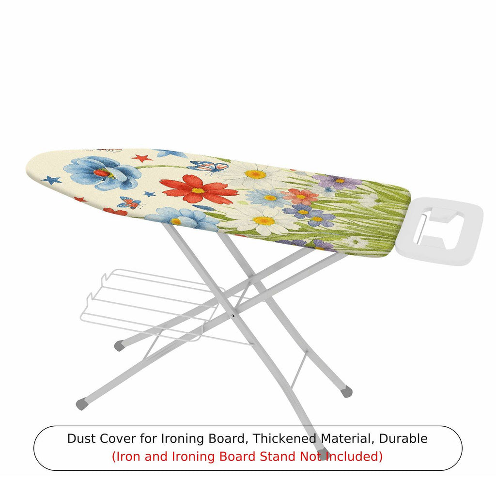 1-Piece Floral Star Butterfly  Ironing Board Cover, Universal Size, Without Board