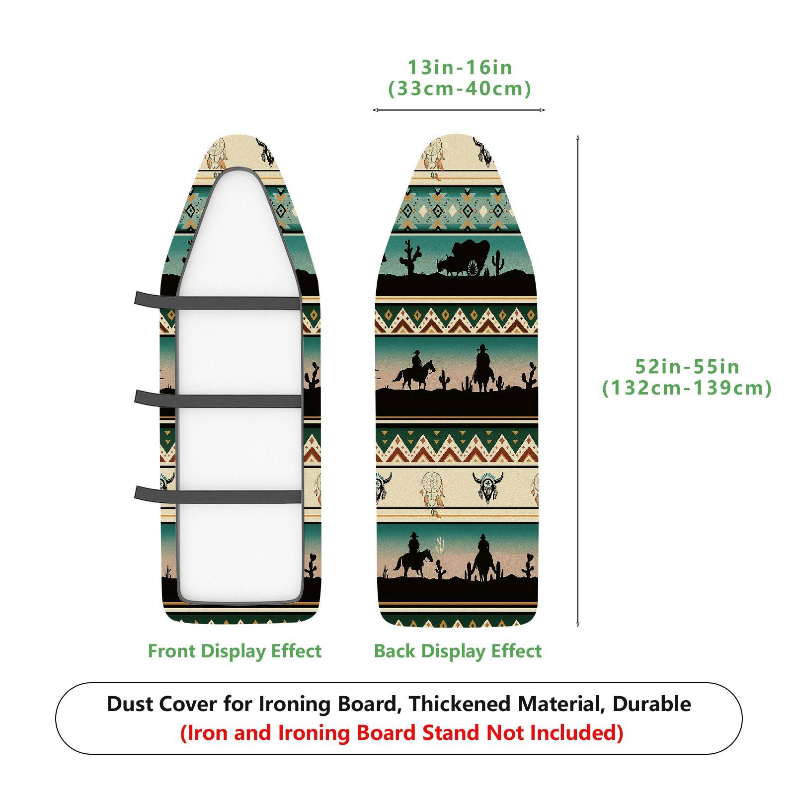 1-Piece Western Tribal Dreamcatcher  Ironing Board Cover, Universal Size, Without Board