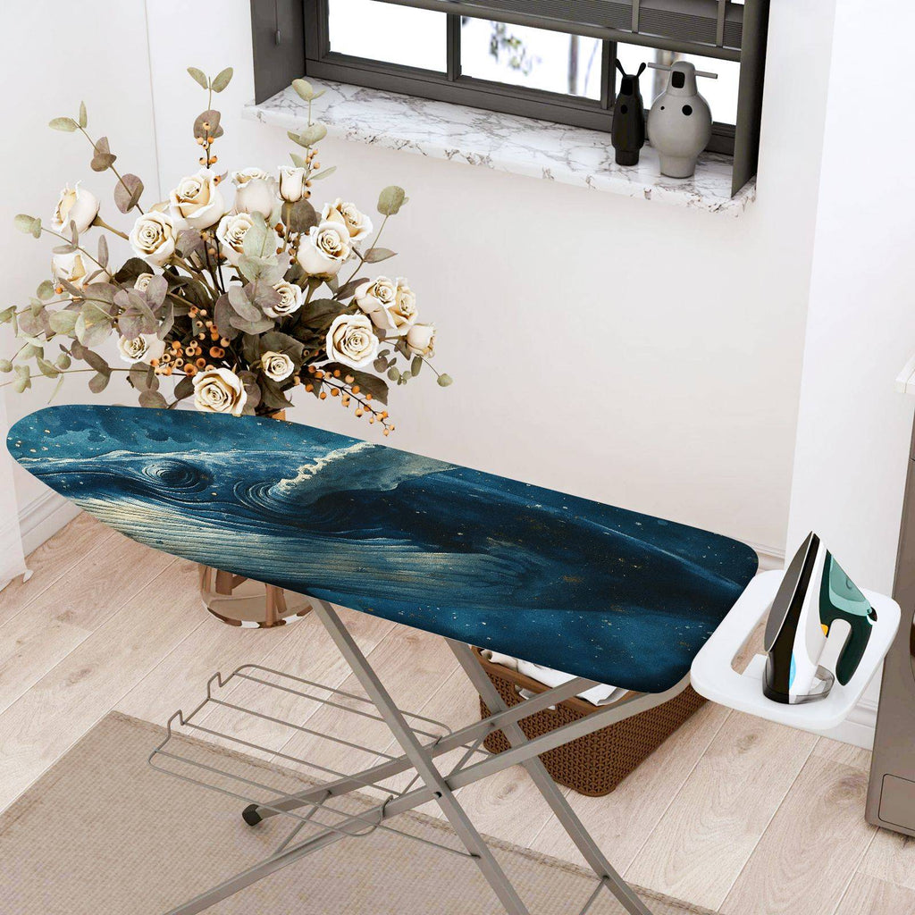 1-Piece Whale Ocean Starry  Ironing Board Cover, Universal Size, Without Board