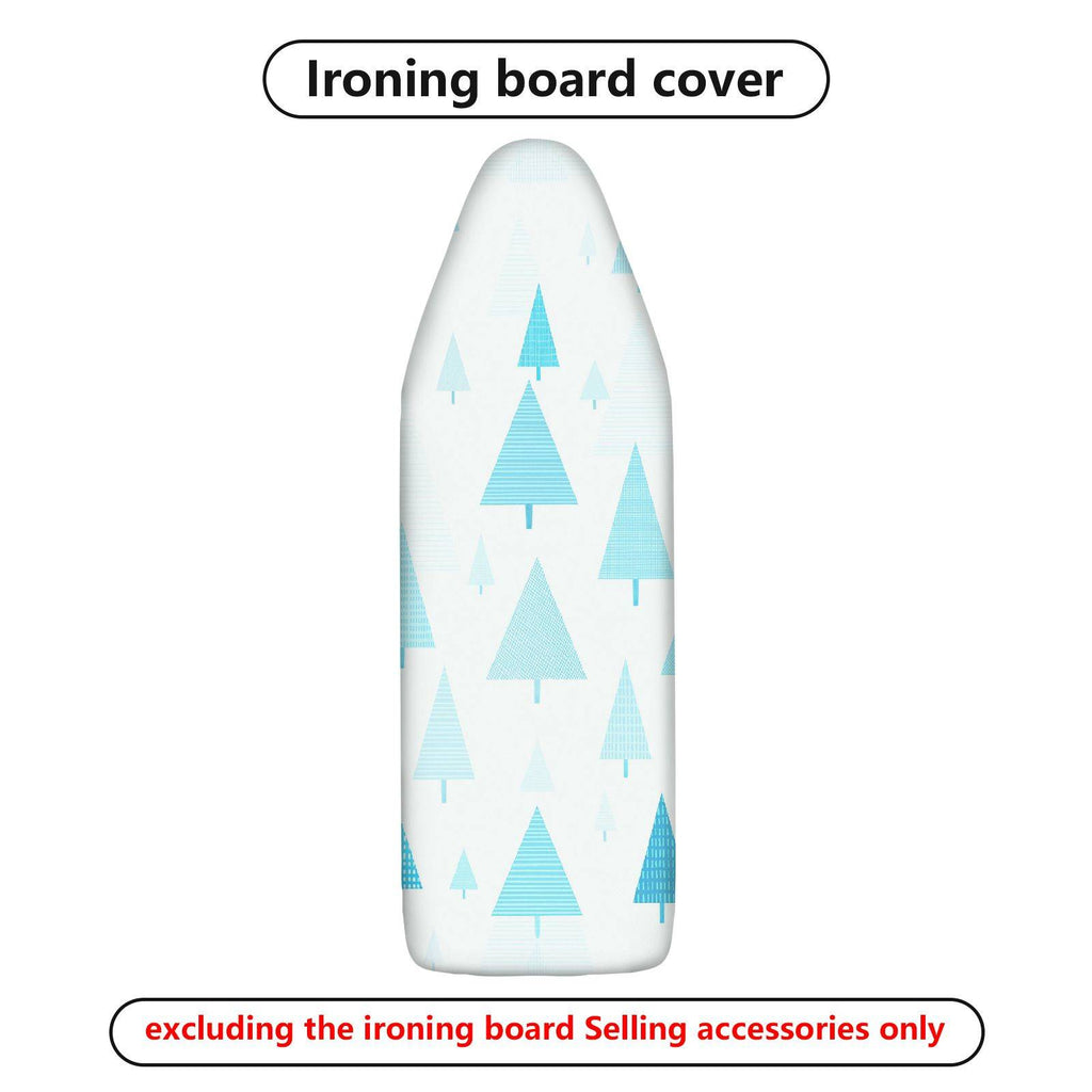 1-Piece Christmas Tree Geometric White  Ironing Board Cover, Universal Size, Without Board