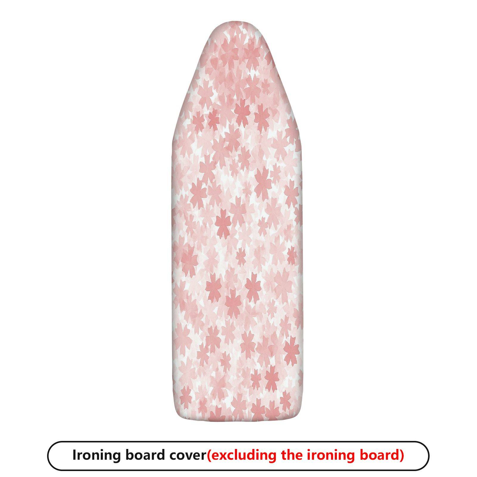1-Piece Floral Pattern Pink Star  Ironing Board Cover, Universal Size, Without Board