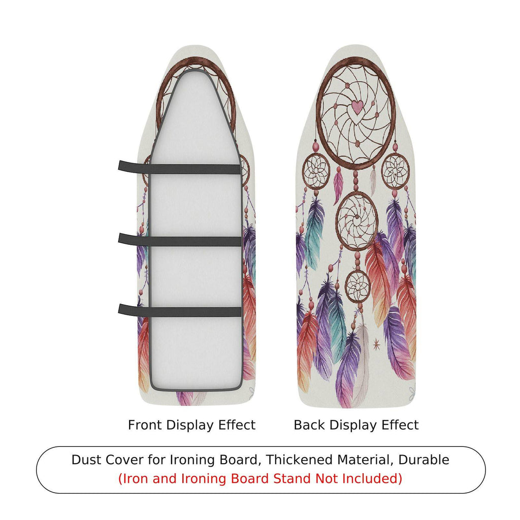 1-Piece Dreamcatcher Feather Bohemian  Ironing Board Cover, Universal Size, Without Board