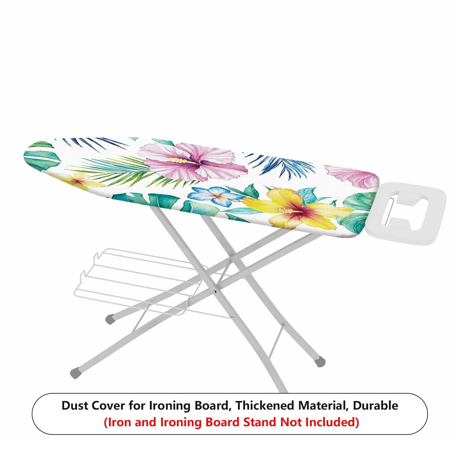 1-Piece Floral Tropical Colorful  Ironing Board Cover, Universal Size, Without Board