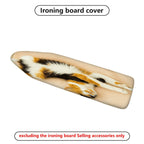 1-Piece Cat Figure Animal Relaxation  Ironing Board Cover, Universal Size, Without Board